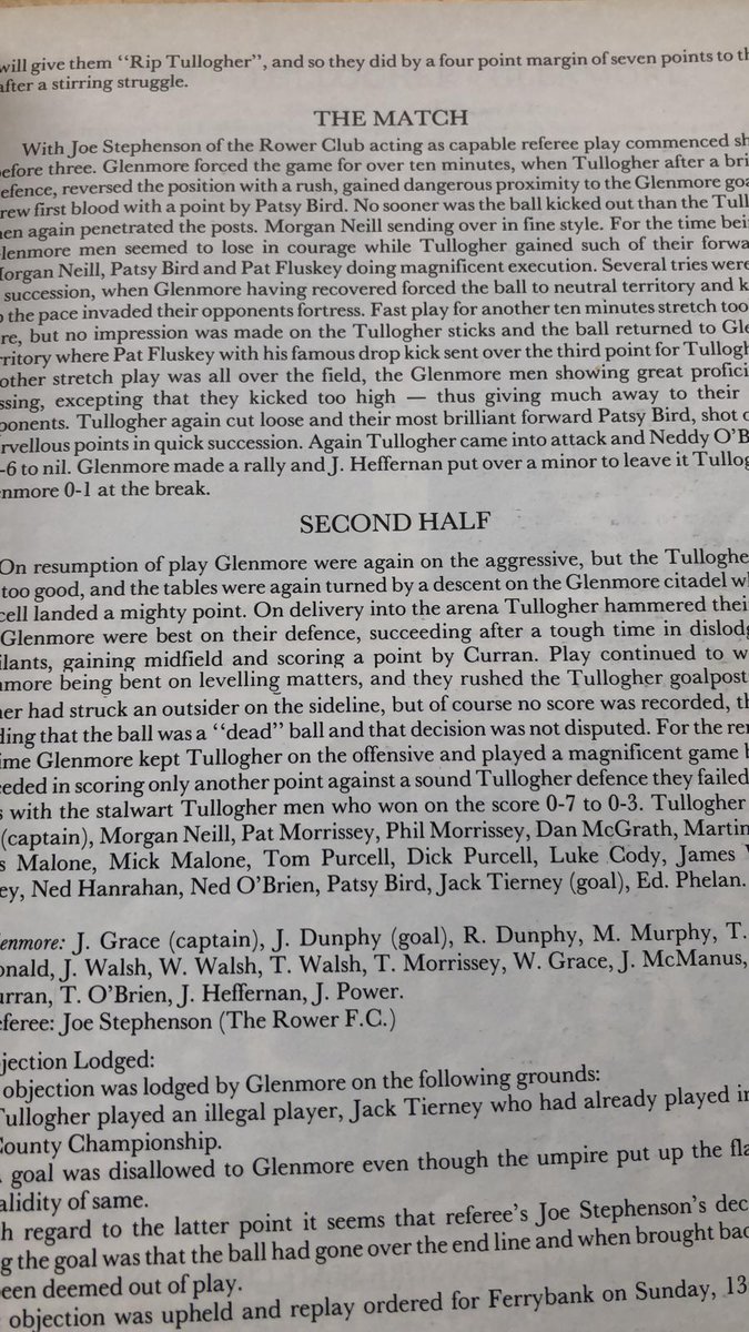 TullogherGAA's tweet photo. The origins of 'rip Tullogher'.... https://t.co/uytCBdKfGd