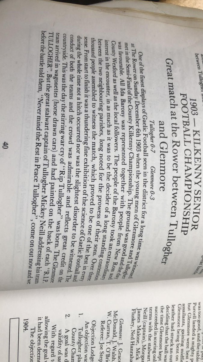 TullogherGAA's tweet photo. The origins of 'rip Tullogher'.... https://t.co/uytCBdKfGd