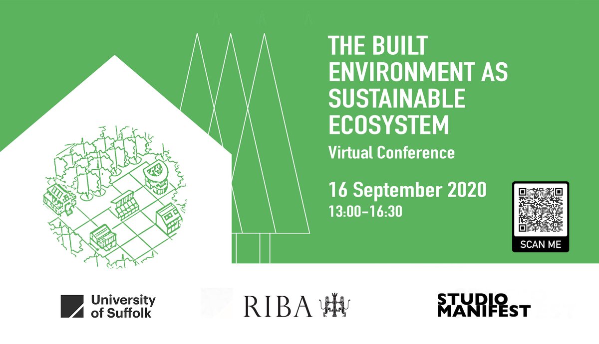 JOIN US: Half-day Zoom Conference on Sustainability with RIBA East and the Suffolk Sustainability Institute. #architecture #RIBA #sustainability #Suffolk #Ipswich <a href="/RIBA/">Royal Institute of British Architects</a> <a href="/RIBAEducation/">RIBA Education</a> <a href="/RIBAEast/">RIBA East</a> <a href="/RIBA_Suffolk/">RIBA Suffolk</a> <a href="/UniofSuffolk/">University of Suffolk</a> <a href="/UOS_SSI/">Suffolk Sustainability Institute</a>  eventbrite.co.uk/e/the-built-en…