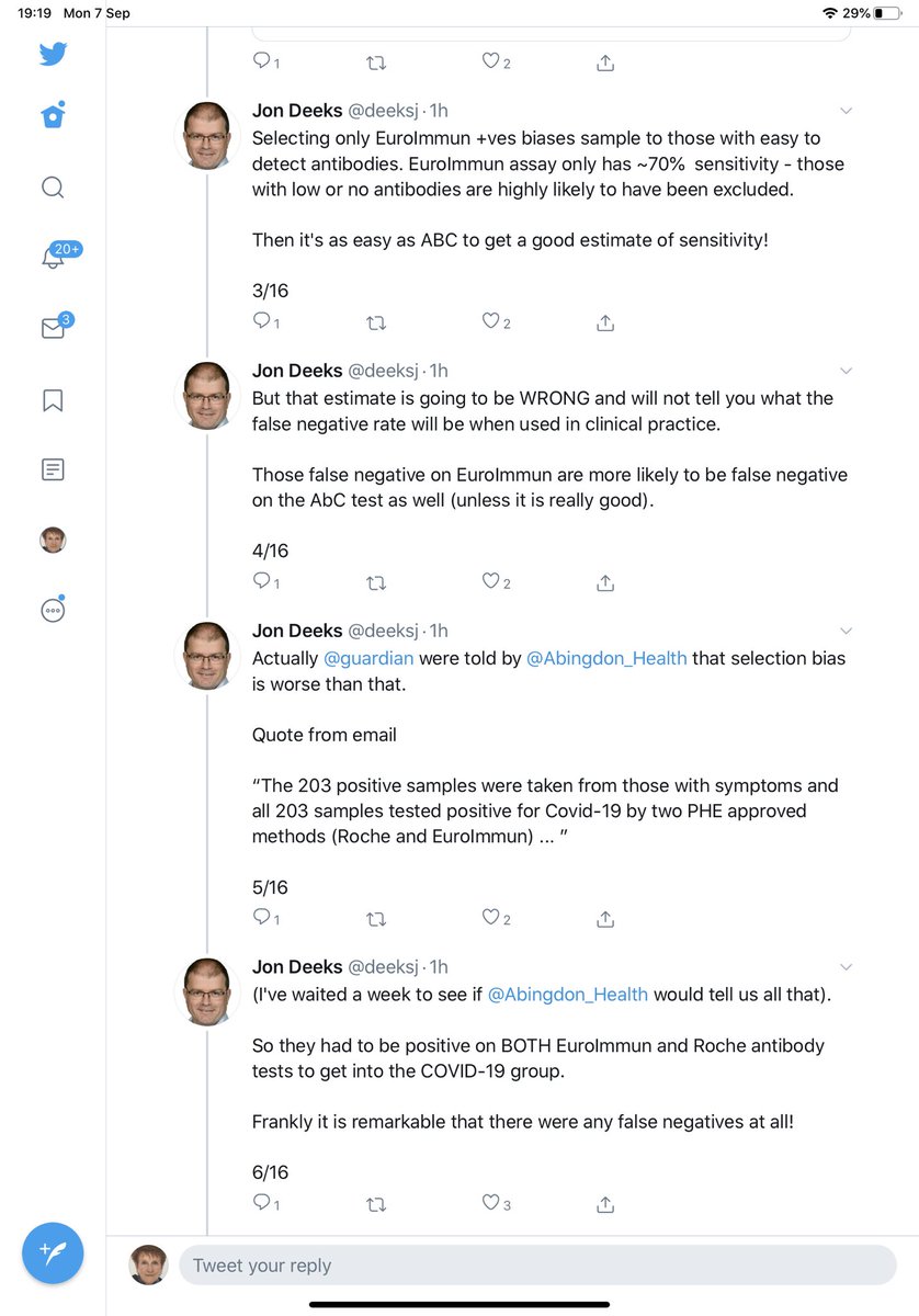 Read the thread. Over and over again.Inadequate validation and misrepresentations as to accuracy.Prof Sir John Bell, the Gov test “Czar” has some very serious questions to answer.What does he know about the people behind this company and its parent company.