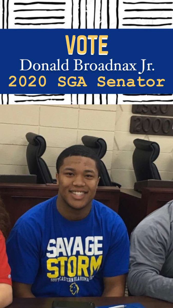 Help support <a href="/dbroad50/">DJ Broadnax</a> get on SGA here at Southeastern.  Donald is in our PLC as well as on the football team. Proven leadership. #Nobleman