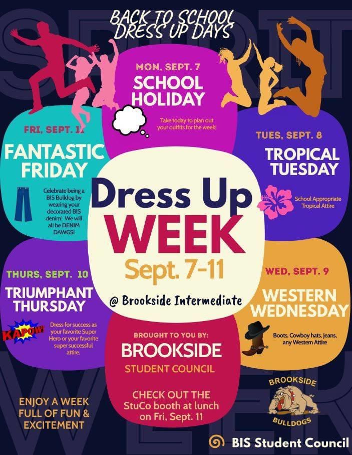 Brookside_IS's tweet photo. Reminder: starts tomorrow with Tropical 🏝 Tuesday! https://t.co/kLzoJLoUAN