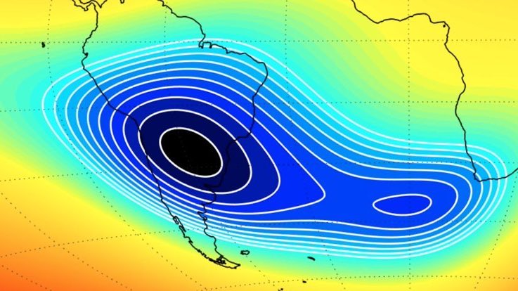 Some archaeologists claim a pole shift once destroyed a global civilization. So when will the next one happen? No one knows. However, there is a magnetic anomaly in the South Atlantic that’s growing bigger and bigger. Some say this is a sign that another pole shift is imminent.