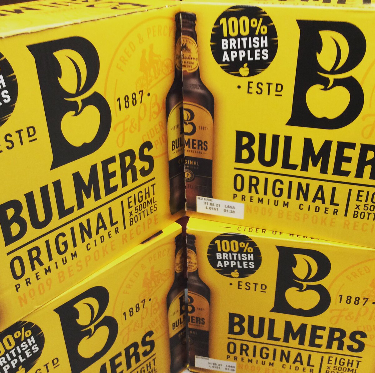 jcs_stop's tweet photo. New week new offer! Bulmers box only £8.99 for limited time while stocks last! #loughborough #loughboroughstudents #lboro #loughboroughtown #cider #offers #loughboroughfamily https://t.co/P4eRHMAky9