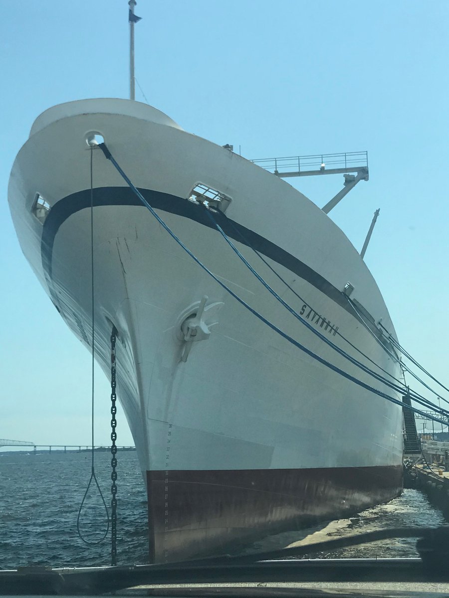 SsAceanic's tweet photo. Went to the Beautiful NS Savannah in Baltimore! Sure, back to school is in approximately 24 hours. really had nothing to do over the Summer but why not pay respects to my favorite Atomic-Aged Liner (if you count it as one LOL) #NSSavannah (@PameSomething iykyk) (@0044Roby iykyk) https://t.co/ghiKcia2zg