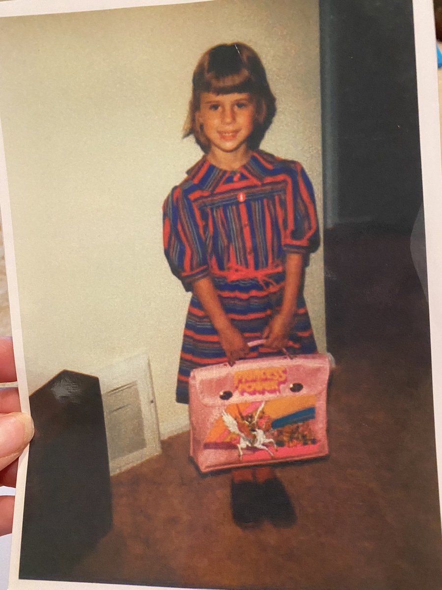 MrsDugachClass's tweet photo. This was me on my first day of K circa 1986. Tomorrow will be year #18...SUPER excited to start with my Superheroes! #cfconnectED https://t.co/tNKFnFmqwA