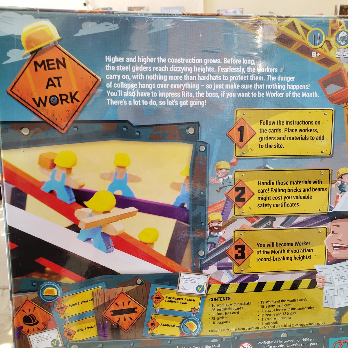 BuzzCityGames's tweet photo. We're open this Labor Day until 7pm!
Men at Work is a great choice from @pretzel_games - stack and build towers as you compete for worker of the month.
👷♂️👷♀️
#menatwork #laborday #pretzelgames #boardgames #tabletopgames #lgs #localgameshop #shoplocal #concordnc #ncnerds https://t.co/R6uHxYc25z