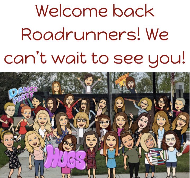 We cannot wait to welcome back our Roadrunners tomorrow!  We are all in this together.  #HazletProud