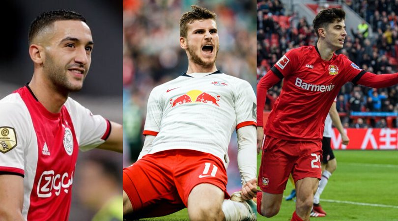 FutebolChelsea's tweet photo. Chelsea spent £12 million rebuilding the attack using the funds Eden Hazard left by bringing in Hakim Ziyech, Timo Werner and Kai Havertz.

£12 million. https://t.co/CKp5tYJrpA