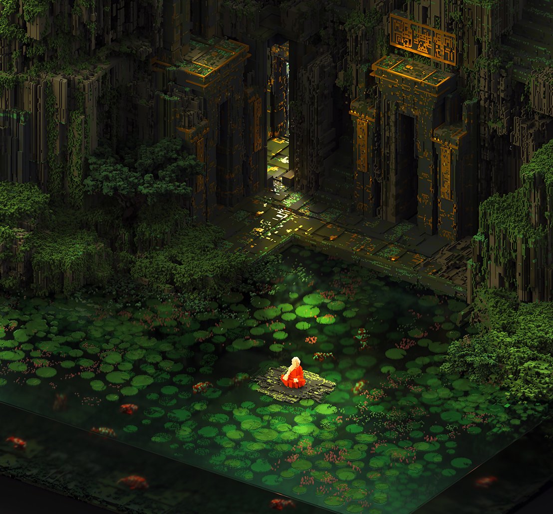 MadMaraca's tweet photo. "Happy Place II"
Took 10 hours to finish
 Render Time: 1 hour 45 minutes
#voxel #voxelart #magicavoxel #gamedev https://t.co/asJnmNofmv