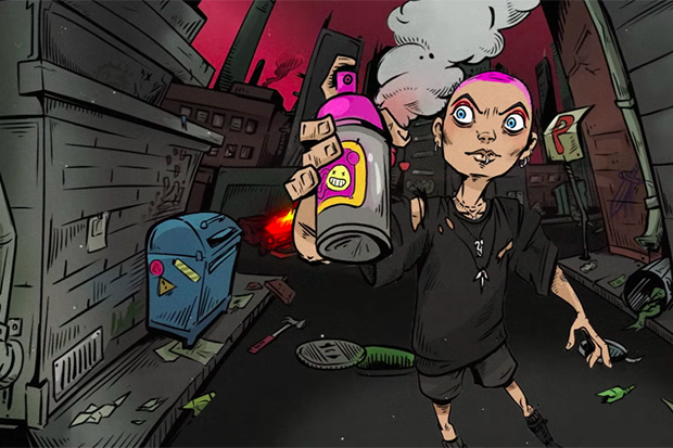 Animated rebel. <a href="/morgansaint/">MORGAN SAINT ཐི⋆♱⋆ཋྀ</a> drops a bad-ass video for "KEEP ON HANGING ON": bit.ly/3hWmnTH