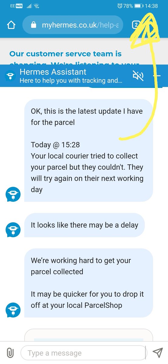 HeatherAhearn2's tweet photo. @Hermesparcels really?? Really???? https://t.co/u7nLGxt5OK
