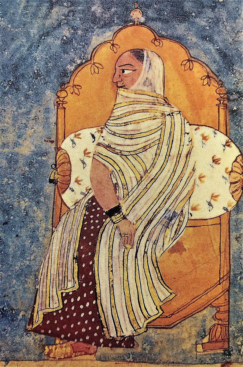The Enlightened Bibi Bhani Written in 1776 by the descendants of Guru Amardas, the Mehima Prakash, mentions a story where Bibi Bhani (Guru Amardas's daughter) was blessed with enlightenment following her devotional service. Painting: Bibi Bhani, the Rupa Collection (18th cen)