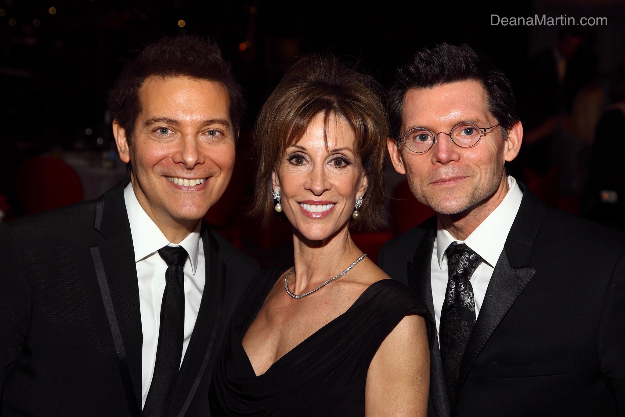 Happy Birthday to our dear friend Michael Feinstein!  Deana Martin with Michael Feinstein & Terrance Flannery 