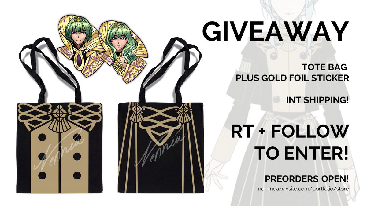 ArishNea's tweet photo. ✨👉GIVEAWAY TIME  👈✨

RT + FOLLOW to enter! 

Ends on 21 Sep 2020! 

If you've already placed the order you'll be refunded. Keep your DMs open!

Preorders running until 30 Sep  >> https://t.co/usPx03rhHk

#FireEmblem #FE3H #FireEmblemThreeHouses #FEHeroes #FEH @FEMerchs https://t.co/uuqwCD4dY6