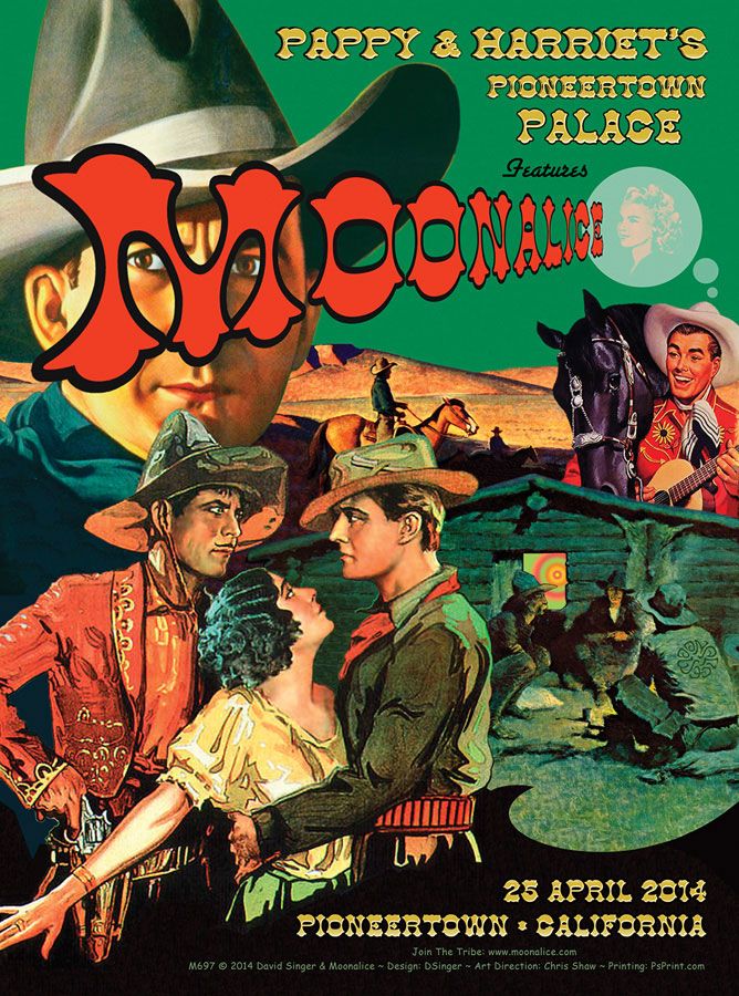 MoonalicePoster's tweet photo. Live To Love @Moonalice Poster Collection: 4/25/14 Pappy & Harriets, Pioneertown, California by @DavidSingerArt https://t.co/oLJ5KiKGet 100% of the sales from every poster purchased goes directly to the artist. M697 #MAPLTL #MAPR #DavidSinger #art #gigposter https://t.co/gwQDrqyMqw