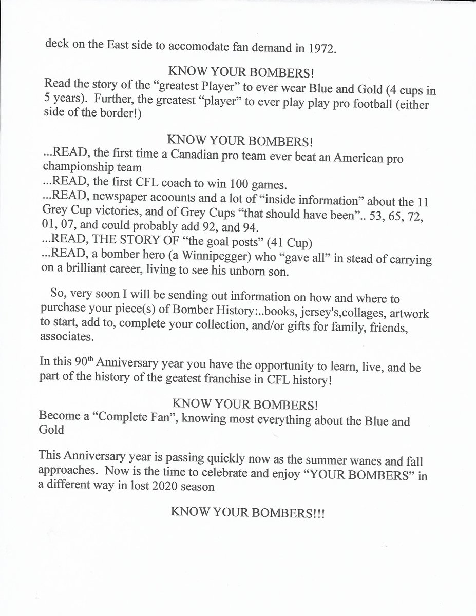 heartobluegold's tweet photo. #90thANNIVERSARY...
Hey Bomber Fans...Here you go for a start...#EveryTrueBlueBomberFan Just has to WANT some of this!!!
This Pivotal ANNIVERSARY is winding down fast!! Get YOUR piece of it NOW. You won't find this stuff #AnywhereElse https://t.co/twjuqW5jcv