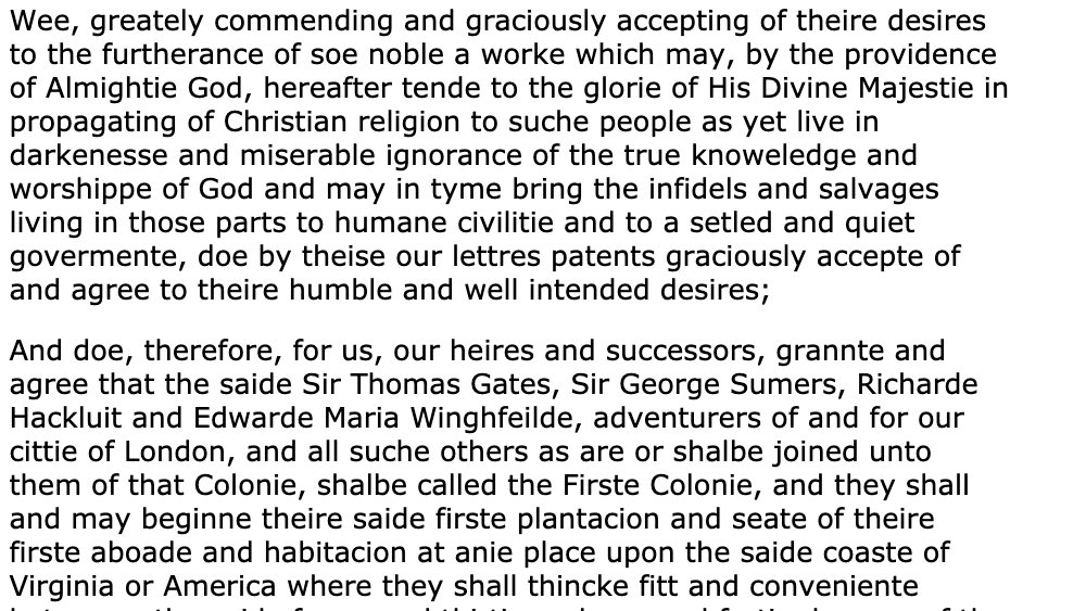 The Jamestown settlers were actually owners and employees of a joint-stock company called the Virginia Company of London.What was their purpose?Well, aside from money, they wanted to civilize the "infidels and savages"Their get-rich-quick scheme worked because of slavery