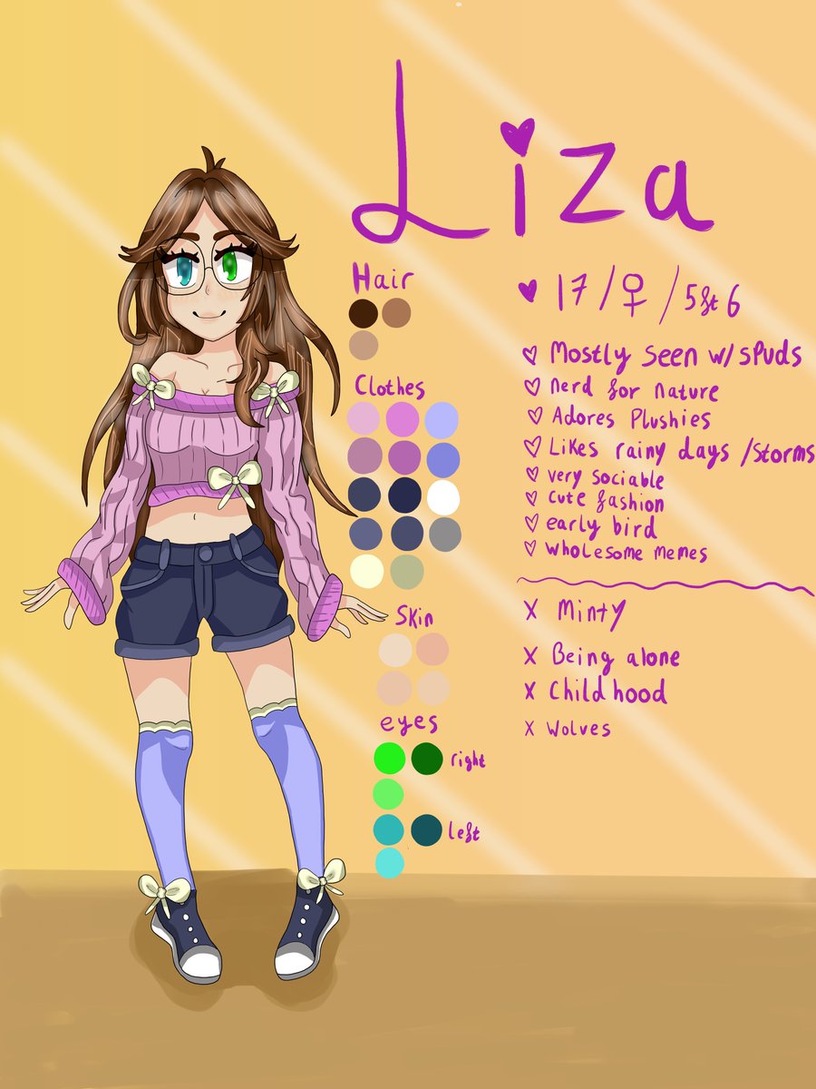 mintywolfstu's tweet photo. redrew Liza's reference sheet (my OC)
#referencesheet #characterreference #characterdesign #ocreferencesheet #digitalart #digitalreference #character #characterart #ocart #oc https://t.co/WEzBa4MzAO