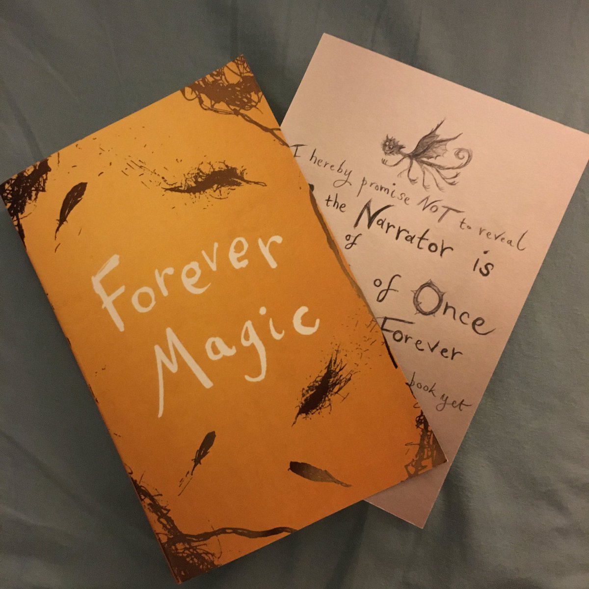 Turton584's tweet photo. @CressidaCowell Very happy boy this bedtime as we get to start reading the final instalment of Wizards of Once: Never sand Forever 😁😁 https://t.co/zPTZd12NTA