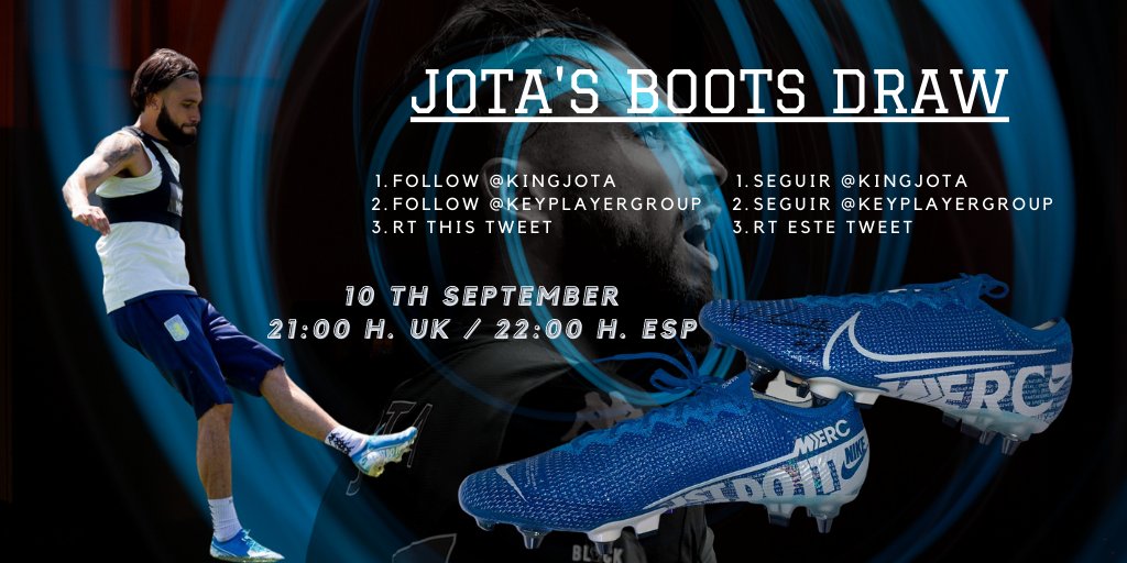 KingJota's tweet image. Do you like my boots? I have a pair of them signed for you. 

✅ Follow @KingJota
✅ Follow @keyplayergroup
🔃 RT this tweet
--------
Sorteo mis botas firmadas.

✅ Seguir @KingJota 
✅ Seguir @keyplayergroup 
🔃 RT este tweet