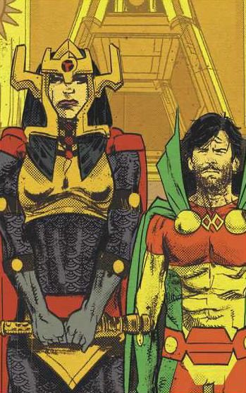 Day 22 and dream team up would be Mister Miracle and Jane Foster Thor, purely for when Barda and Jane meet
