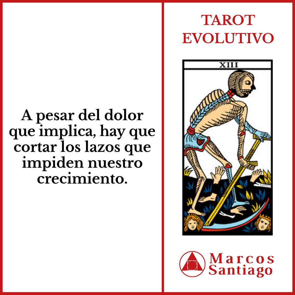 PsicoMSantiago's tweet photo. #TarotEvolutivo #ARCANOSINNOMBRE #ARCANOXIII #Tarot https://t.co/w1xU3jyTSu