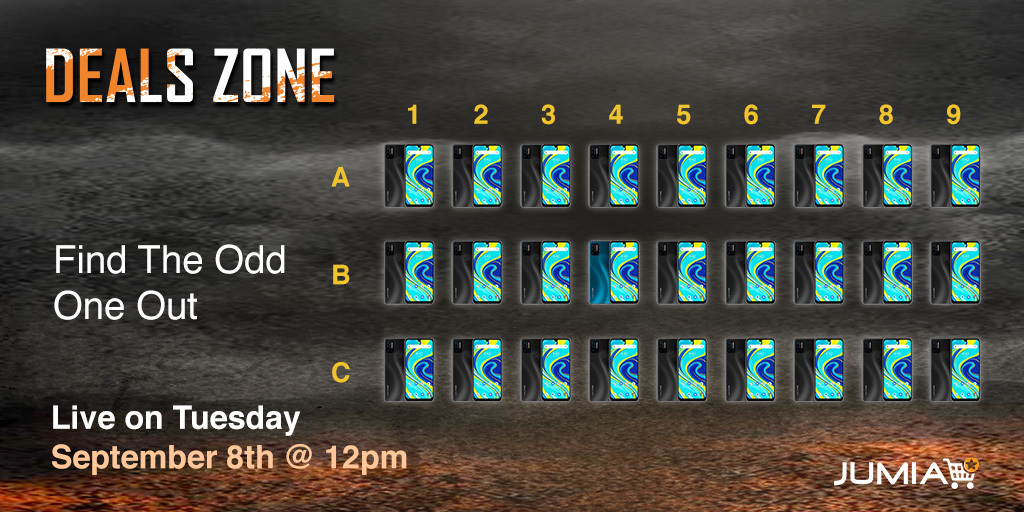 JumiaNigeria's tweet photo. Can you find the odd one out?🤔
😎Clue: It's our grand prize for the #FlipAndWin App Game tomorrow @ 12pm
Hurry, click=>https://t.co/tnR2hAibUU to check it out the right image now! https://t.co/HAn5Q6HdVq