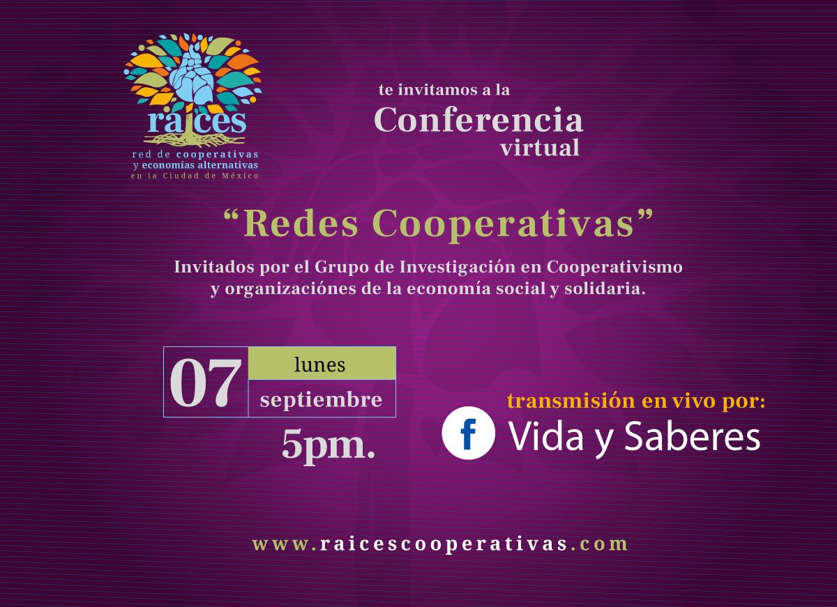 Bicienvia's tweet photo. Hola! Los invitamos a esta conferencia en la que participaremos como parte de la Red Raíces cooperativas https://t.co/WpFxwiHi5A