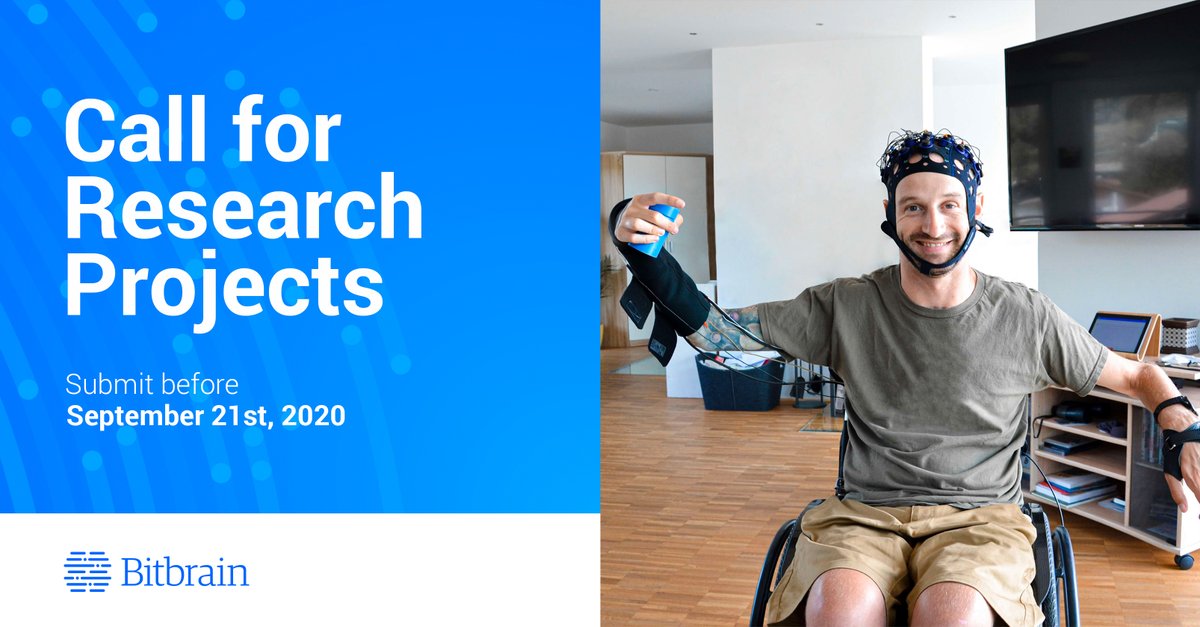 Bitbrain_en's tweet image. 2 WEEKS FOR THE DEADLINE!

This Call for #ResearchProjects grants up to 150K€ of Bitbrain equipment and additional research solutions from @TobiiPro and @PST_Tweets in the areas of #humanbehavior and #BrainComputerInterfaces #BCI

More info here: bit.ly/35cUnrB