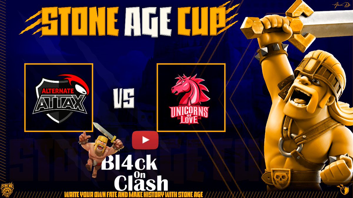 Bl4ckOnClash's tweet photo. Estamos en vivo

Play Offs de la Stone Age Cup @SAgeWarr
 
ALTERNATE aTTaX @ATNattax_coc vs UNICORNS OF LOVE @uol_coc
 
Ven a vernos, sigue este link: https://t.co/4WWME8zLTm https://t.co/e95M8prVEa