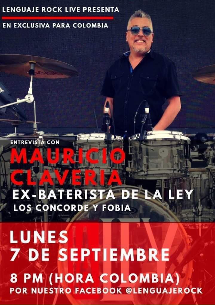 Comunidad recuerden que esta noche tenemos una cita con #MauricioClaveria a través de Lenguaje Rock, 8:00 pm 🤘😎

#CDCMéxico