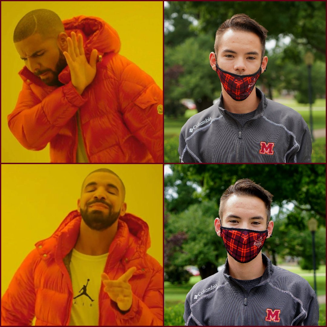 MaryvilleC's tweet photo. Your friend’s mask can help protect you too! #ScotsHelpScots https://t.co/kSiRrPVQM8