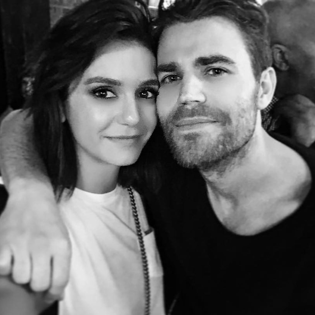 enews's tweet photo. Paul Wesley and Nina Dobrev reunions that make us want to watch #TVD for the 100th time >>>> https://t.co/rFVzwXlz5L
