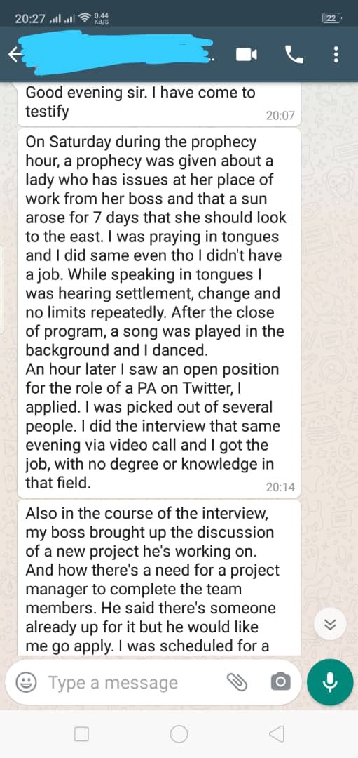 GbengaWemimo's tweet photo. I have stopped sharing testimonies here in this form but I have to encourage someone tonight. Glory be to God https://t.co/vx4IQ4VnVj