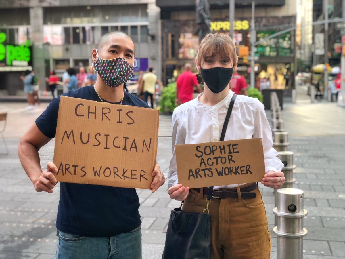 I AM AN ARTS WORKER.

Arts & Culture adds $877B in value to the economy, employs 5.1M people, and is 4.5% of the GDP.

#artsworkersunite #artshero #beanartshero @BeAnArtsHero1
#savethearts #savetheartseconomy #extendPUA #extendFPUC #DAWNact