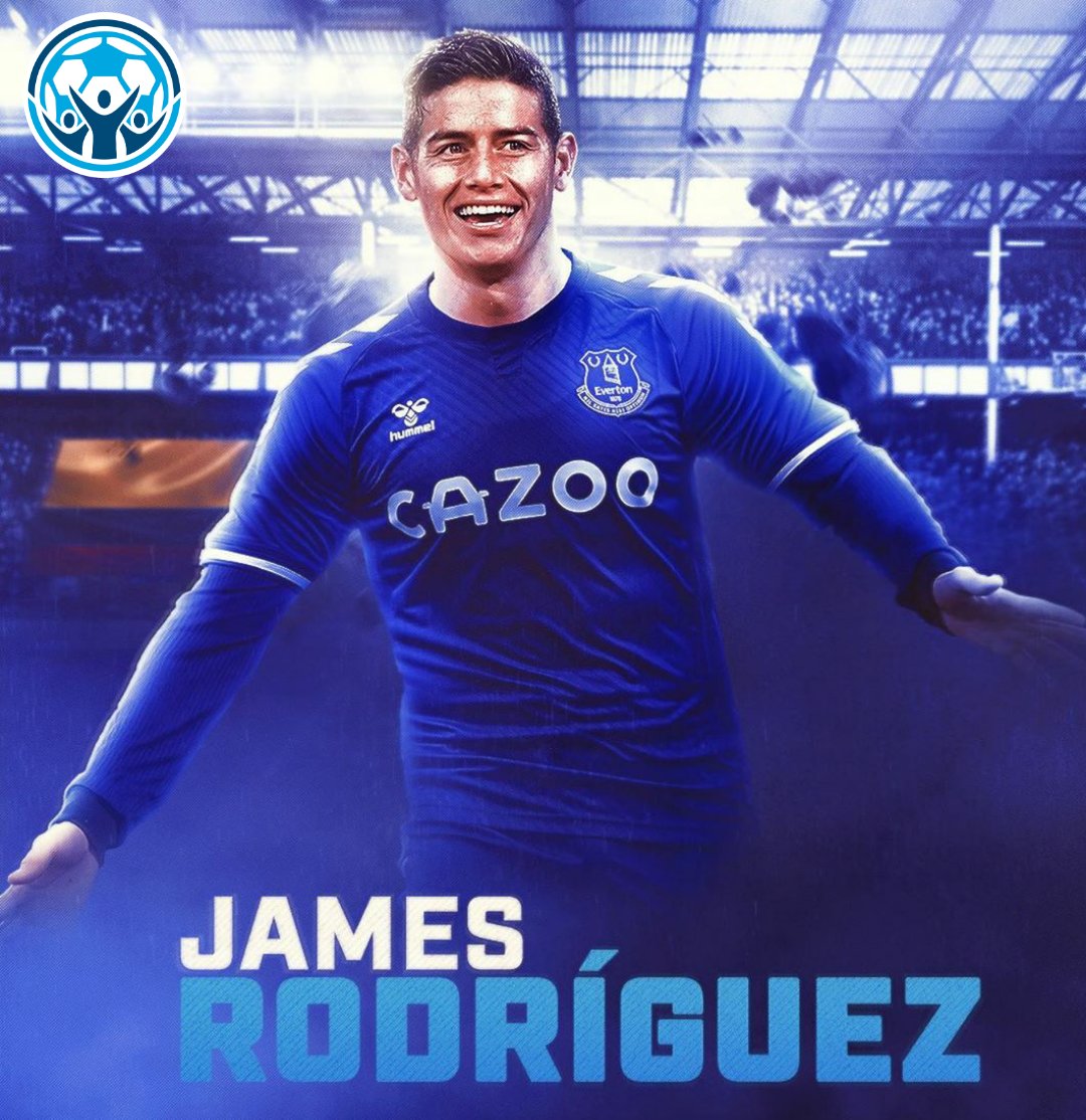 SoccerTimeFC's tweet photo. O F I C I A L 🔵🔵
@jamesdrodriguez es nuevo jugador del @Everton el jugador colombiano tendrá el número 19 en su espalda. https://t.co/RO28RX7i9N