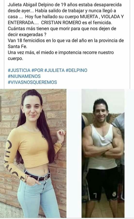 pauu_brandann's tweet photo. Exageradas? Eso pensas que somos? 
TODOS LOS DÍAS NOS MATAN!!!! y de las maneras mas horribles posibles. Si crees que hacer la vista gorda y criticar es tu postura NO ENTENDISTE NADA. 

#NiUnaMenos #VivasNosQueremos # https://t.co/Ivtcd8otLE
