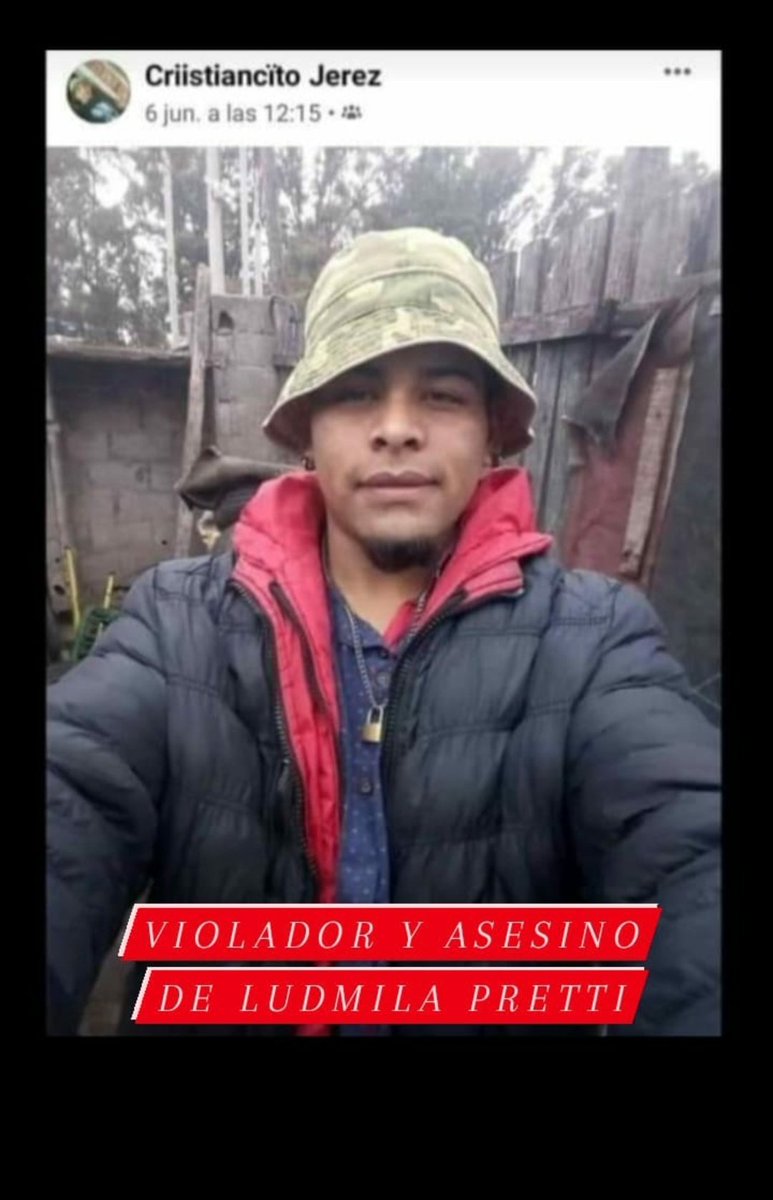 Difundamos la cara del femicida. 
Justicia por Ludmila Pretti