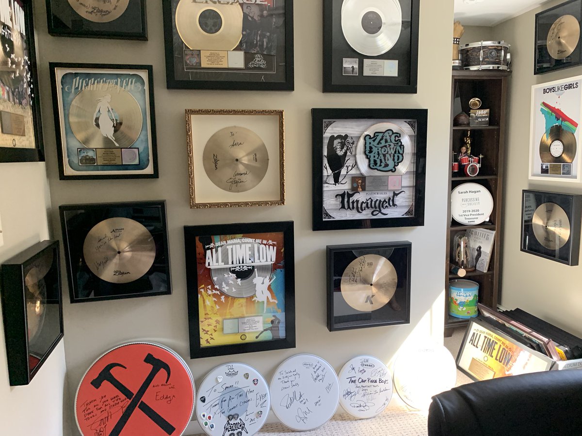 The new office is almost done! #sarahhagan #sarahhagandrums #gonnaneedabiggerboat