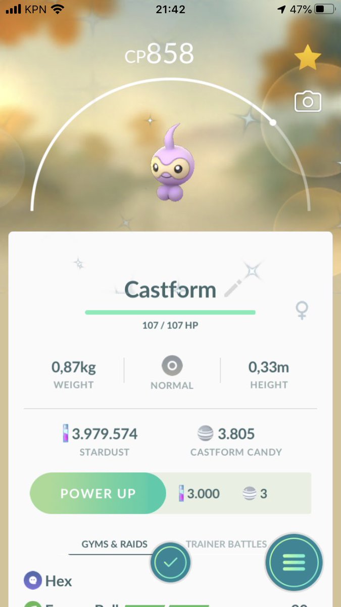 070guy's tweet image. She shines #Castform 🤩