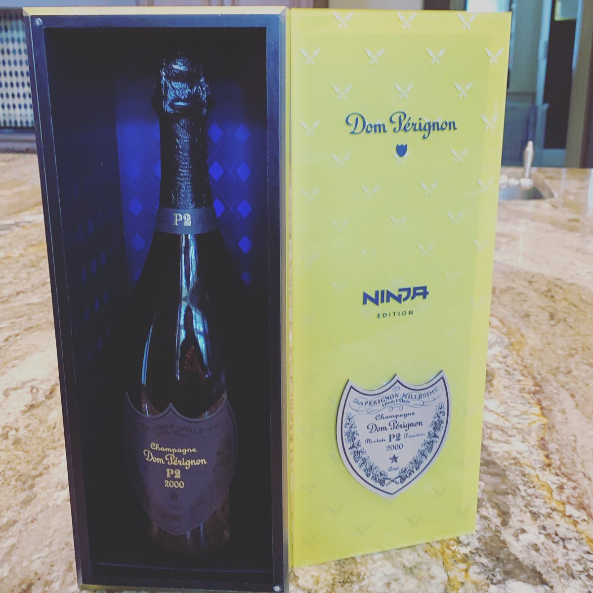 Ninja's tweet photo. Today is a day for celebration 🍾 https://t.co/LHN0LfGRMN