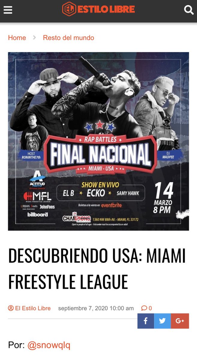 snowqlq's tweet photo. Gente se acaba de publicar la segunda edición de “Descubriendo USA” hablando esta vez de @miami_freestyle y sus mejores exponentes 🇺🇸🔥 https://t.co/WRjWeHebGX