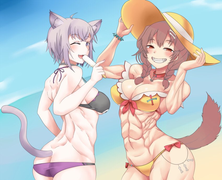 rubmyear's tweet photo. || this picture is so funny jesus christ she’s RIPPED. imagine momo lifting her shirt and she’s godamn schwarzenegger https://t.co/Y4WGfDHBLg