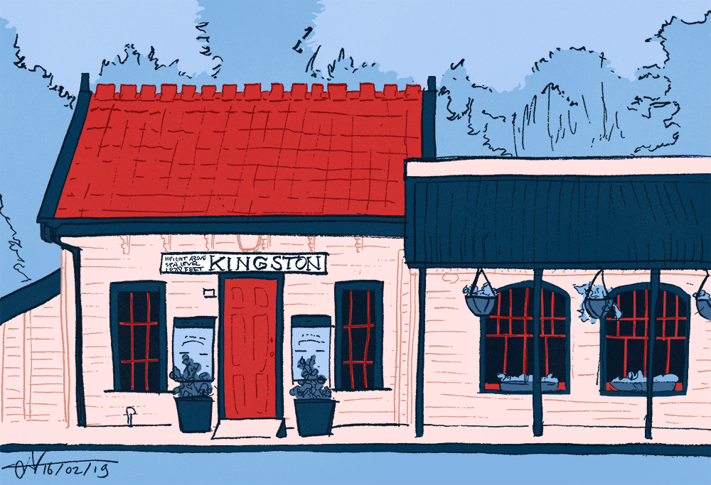 ArtofAmber's tweet photo. Kingston, #NewZealand. I took out my #sketchbook while I waited for my boyfriend to finish his hike. Rushed a bit cause sandflies were trying to eat me 😱 #drawingonlocation #art #nzdrawing #illustration #nztravel #drawing #handdrawn #housedrawing #colorillustration https://t.co/d3PBjrDFlb