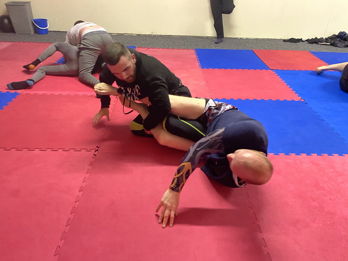 HydeMMA's tweet photo. Monday 7th September. Our first full week back to training began tonight with jiu jitsu &amp; emphasis on arm control and focused submissions. Clean, safe, spaced-out environment. Great work by all! #HydeMMA https://t.co/oiMGU3UfvM