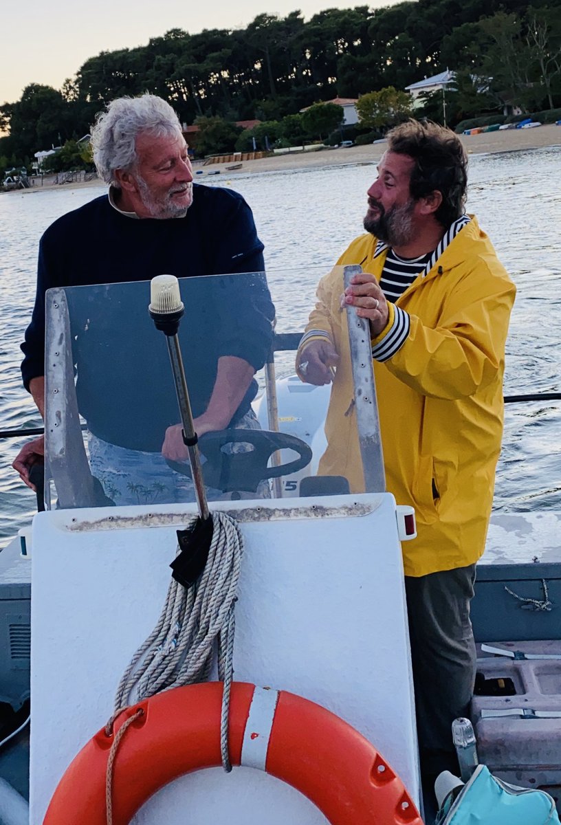 chicandier's tweet image. Avec Joël Dupuch ! Moment d’exception ! Dommage qu’il n’aime pas les huîtres !