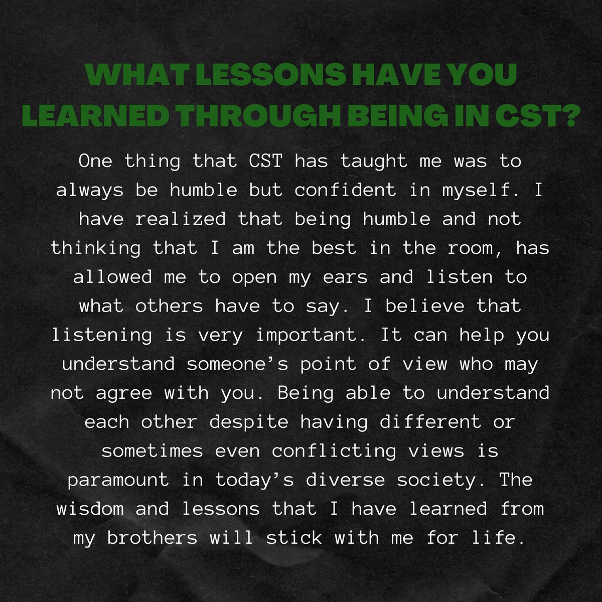 Greetings from our Treasurer!