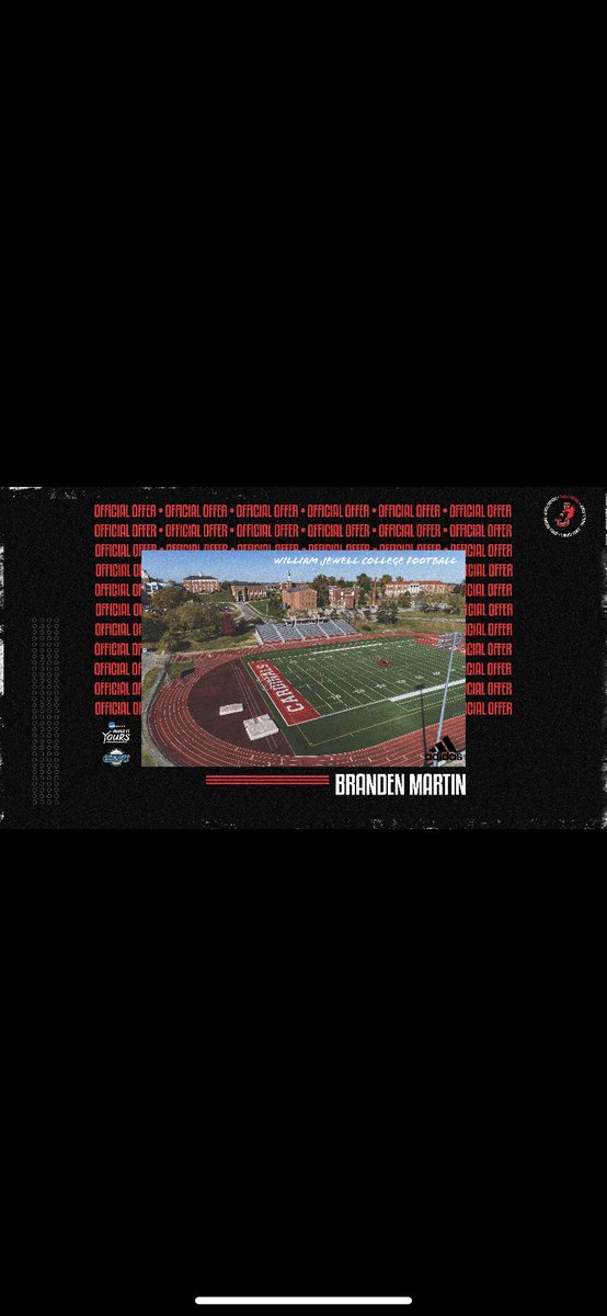 11_bmar's tweet photo. After a great phone call with @CoachHarperWJC I am very thankful to have received an official offer to play football from @JewellFootball #DefendTheNest https://t.co/Q0Z1EfEzeu