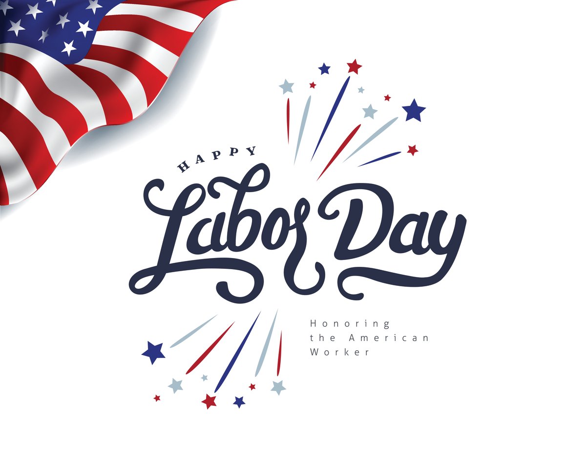 Happy Labor Day! We hope you all have a safe and fun holiday with loved ones! 

#LaborDay #LaborDay2020